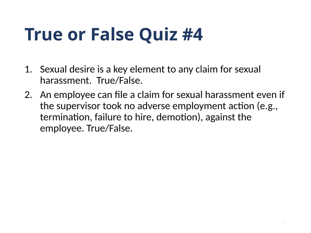 Note that this training is intended to be - slide 47 of 103