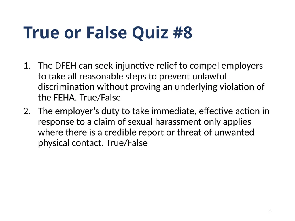 Note that this training is intended to be - slide 75 of 103
