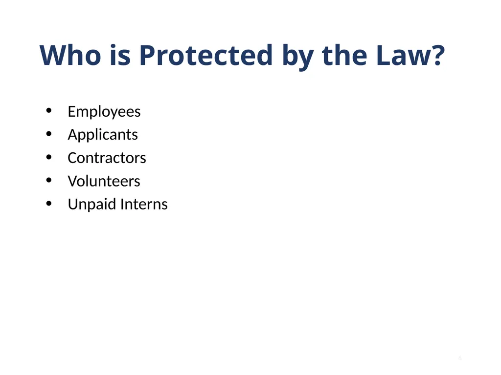 Note that this training is intended to be - slide 6 of 103