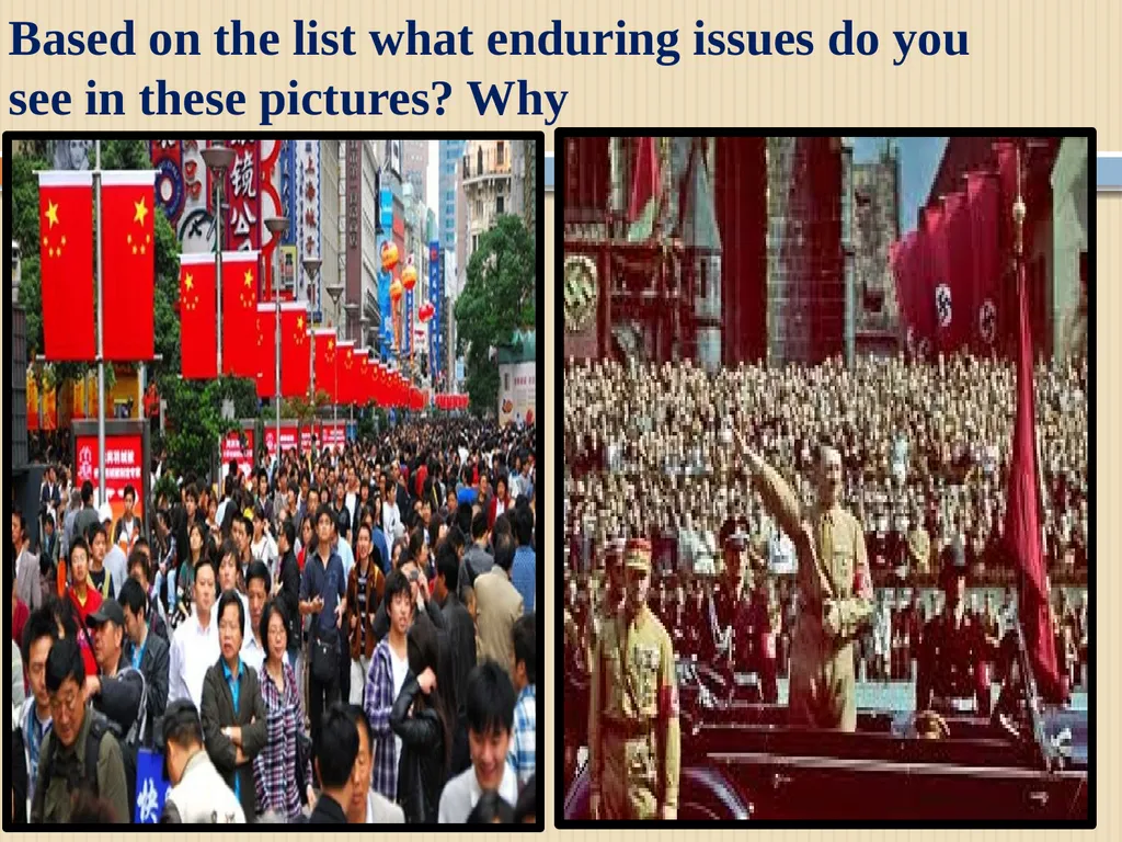 Unit 1 Lesson #3 Enduring Issues Agenda Aim: What - slide 11 of 15
