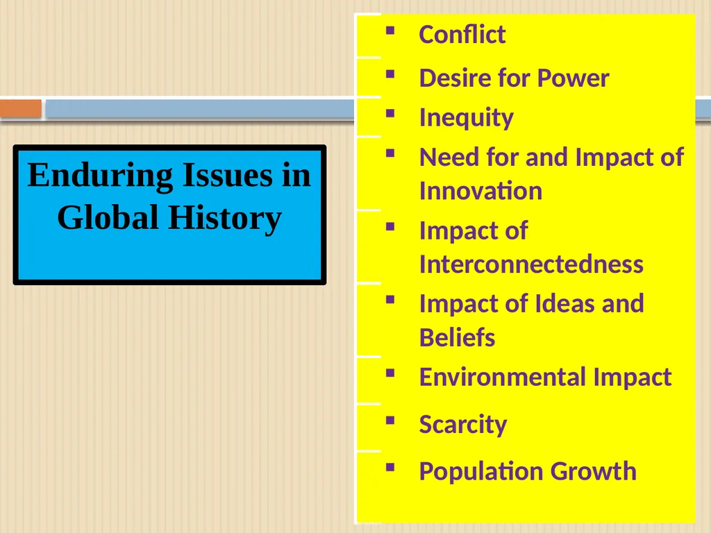 Unit 1 Lesson #3 Enduring Issues Agenda Aim: What - slide 10 of 15