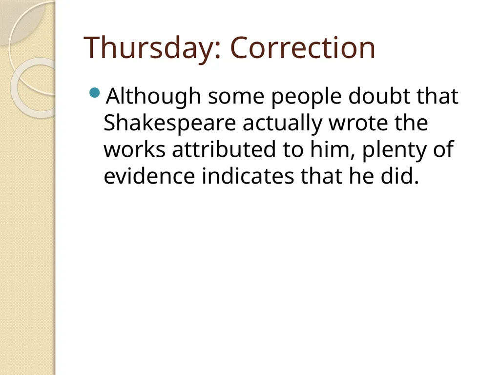 Week 3 Warm-Ups English 12 Mrs. Fountain Monday: - slide 9 of 9