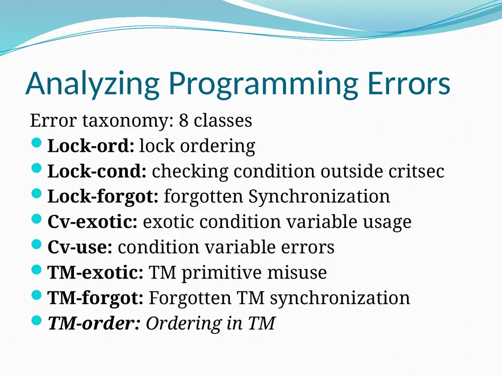 Is Transactional Programming Actually Easier? - slide 27 of 34