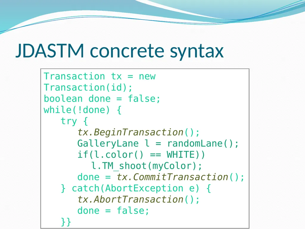 Is Transactional Programming Actually Easier? - slide 16 of 34