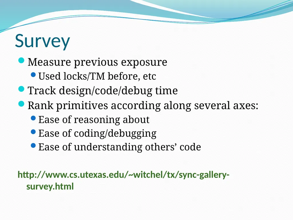 Is Transactional Programming Actually Easier? - slide 18 of 34