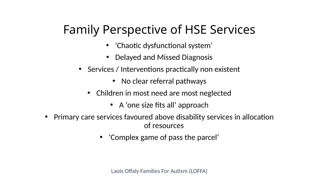 Laois Offaly Families For Autism (LOFFA) Family - slide 2 of 6