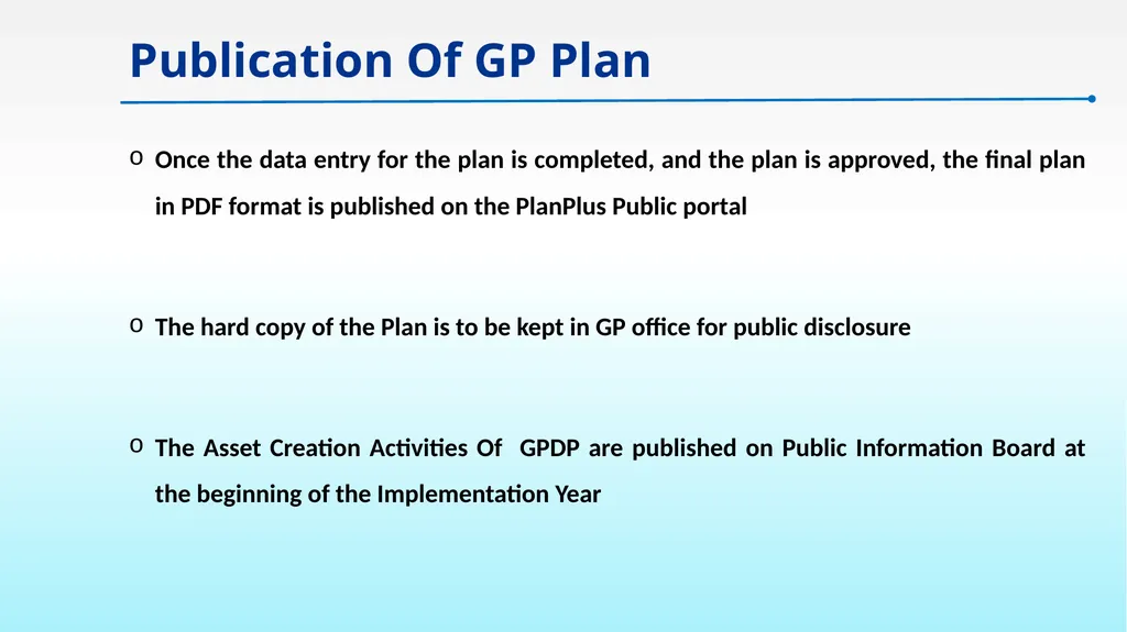 Gram Panchayat Development Plan Sabki Yojana, - slide 17 of 19