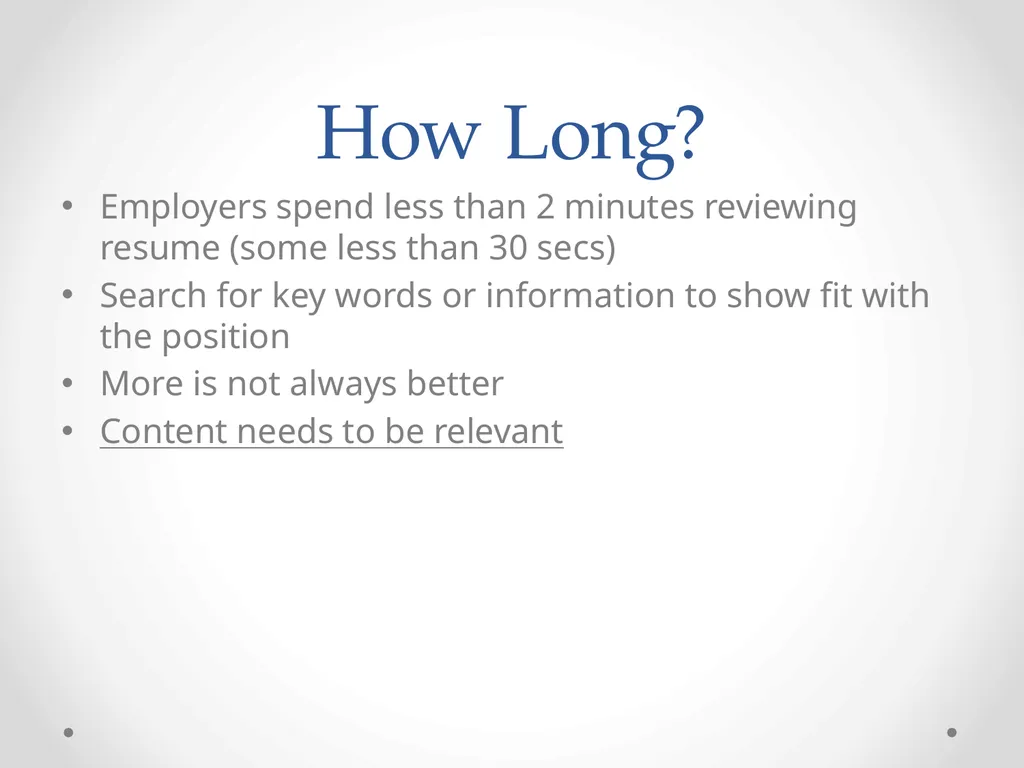 How to write an effective resume Katie Peterson - slide 7 of 24