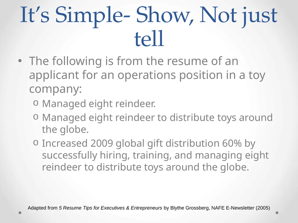 How to write an effective resume Katie Peterson - slide 12 of 24