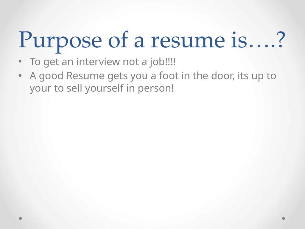 How to write an effective resume Katie Peterson - slide 6 of 24