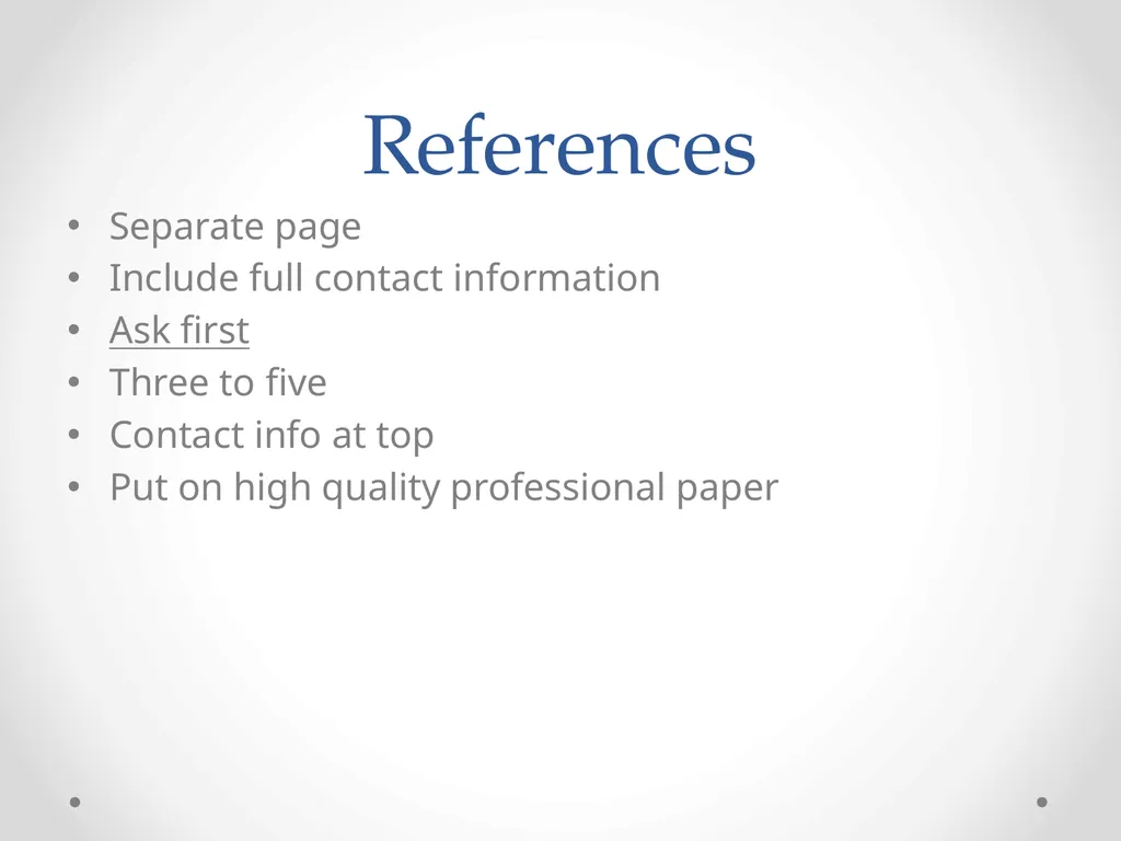 How to write an effective resume Katie Peterson - slide 23 of 24
