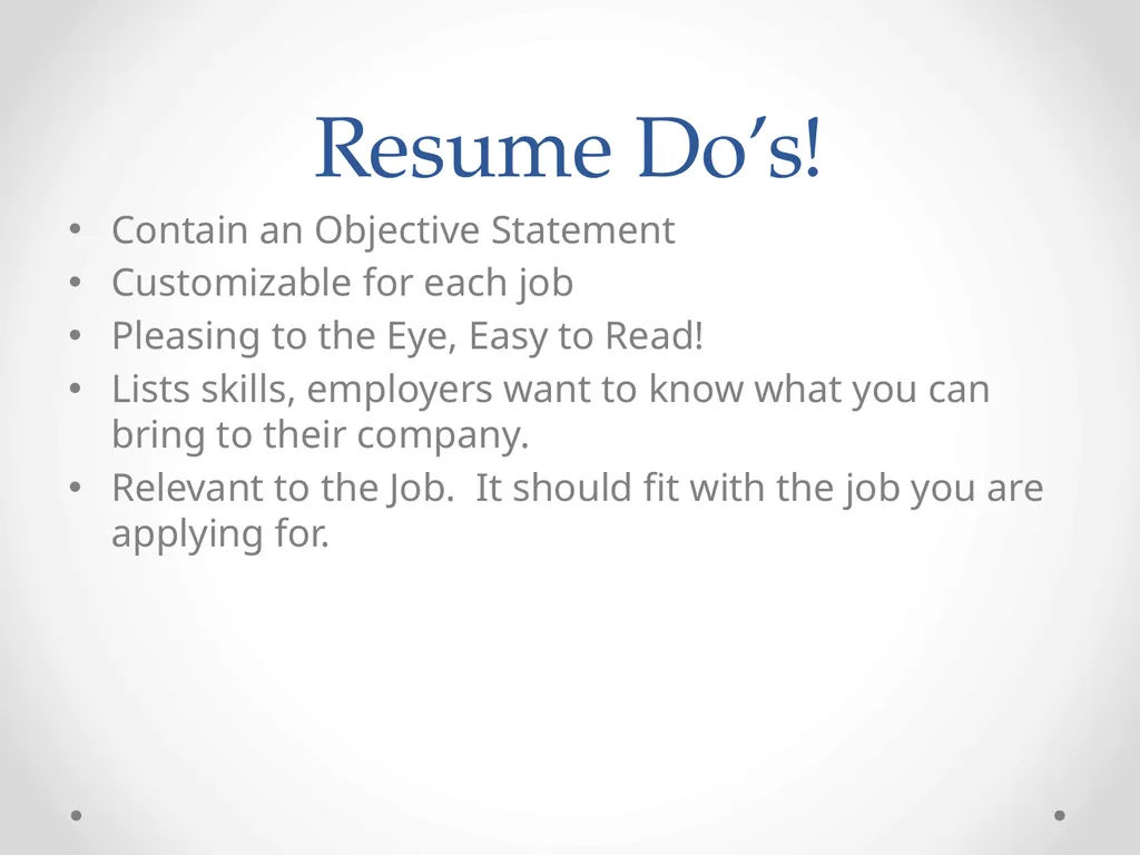 How to write an effective resume Katie Peterson - slide 10 of 24
