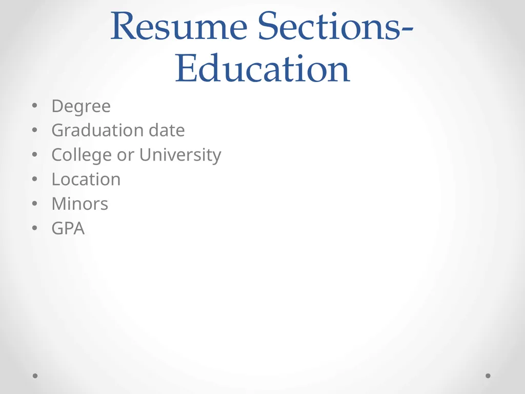 How to write an effective resume Katie Peterson - slide 19 of 24