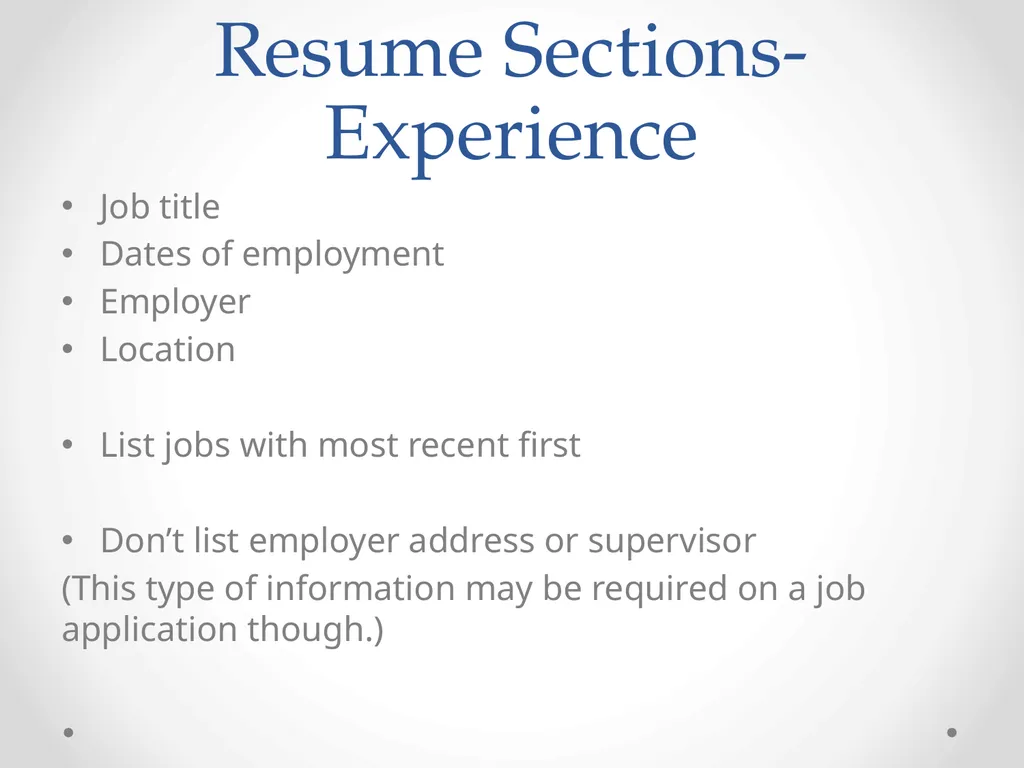 How to write an effective resume Katie Peterson - slide 20 of 24