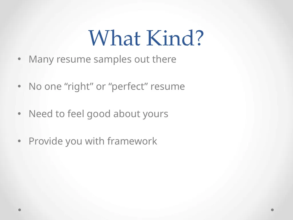 How to write an effective resume Katie Peterson - slide 4 of 24