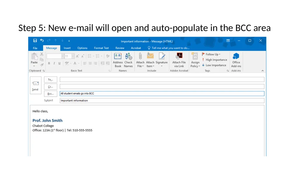 How to E-mail Students via CLASS-WEB Step 1: Log - slide 8 of 8