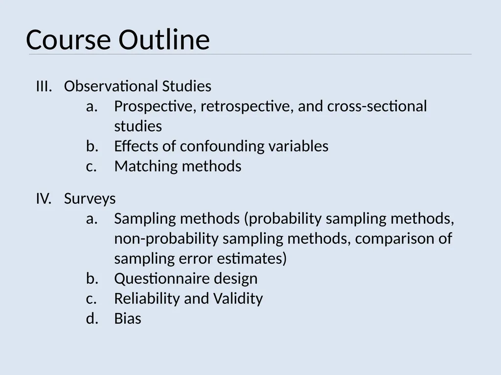 TEACHING STUDY DESIGN PRINCIPLES VS. DATA ANALYSIS - slide 9 of 19