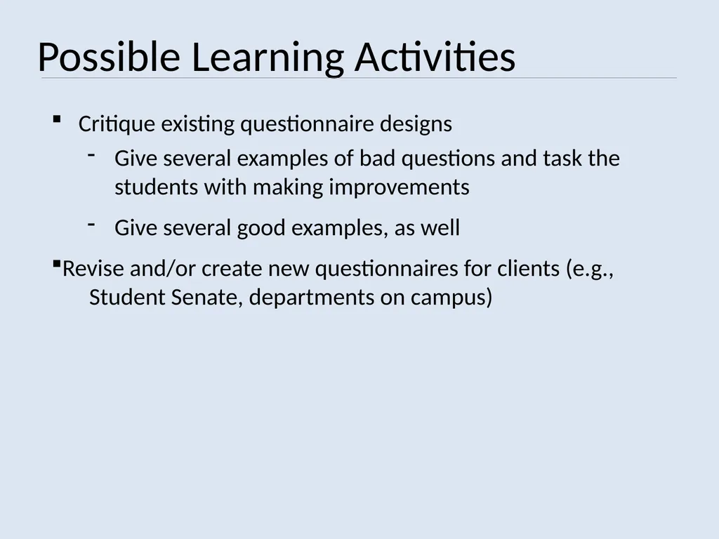 TEACHING STUDY DESIGN PRINCIPLES VS. DATA ANALYSIS - slide 14 of 19