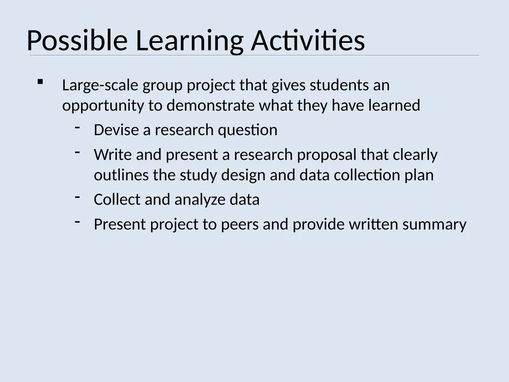 TEACHING STUDY DESIGN PRINCIPLES VS. DATA ANALYSIS - slide 16 of 19