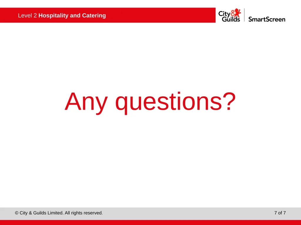 Know how legislation and regulations affects - slide 7 of 7