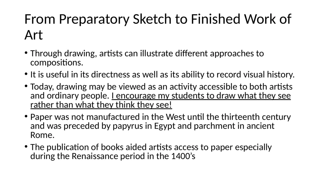 Learning How Artists Draw: A Sight Measuring - slide 6 of 40