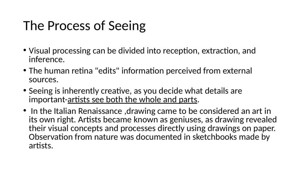 Learning How Artists Draw: A Sight Measuring - slide 2 of 40