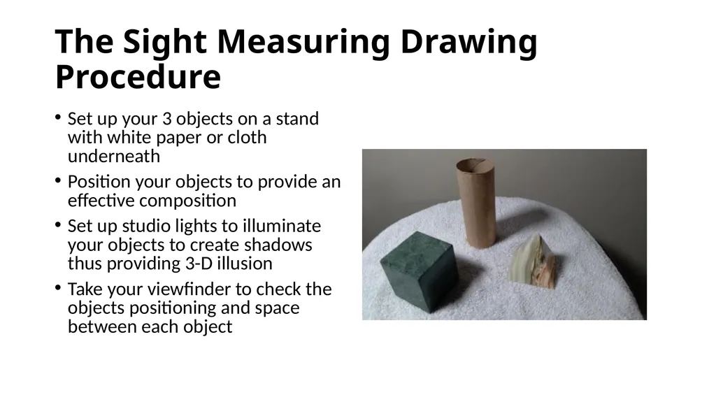 Learning How Artists Draw: A Sight Measuring - slide 21 of 40