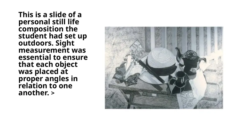 Learning How Artists Draw: A Sight Measuring - slide 30 of 40