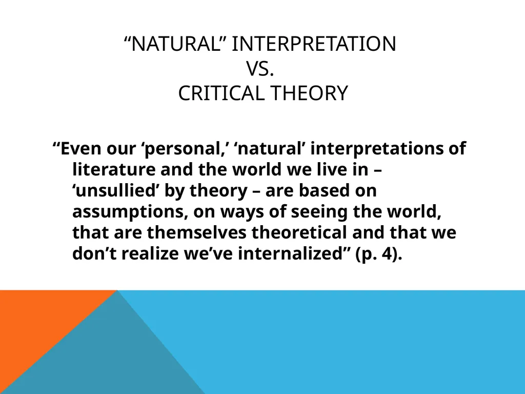 “Seeing Beyond Our Own World: Using Character - slide 9 of 9