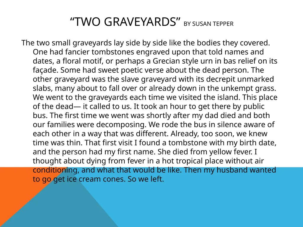 “Seeing Beyond Our Own World: Using Character - slide 6 of 9