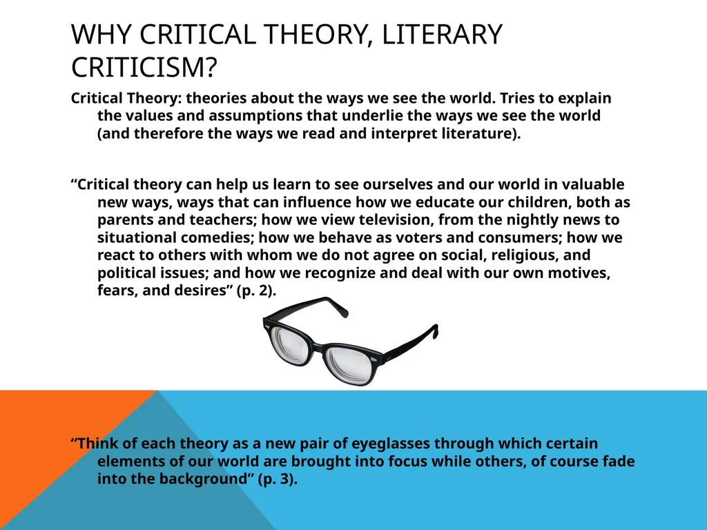 “Seeing Beyond Our Own World: Using Character - slide 3 of 9