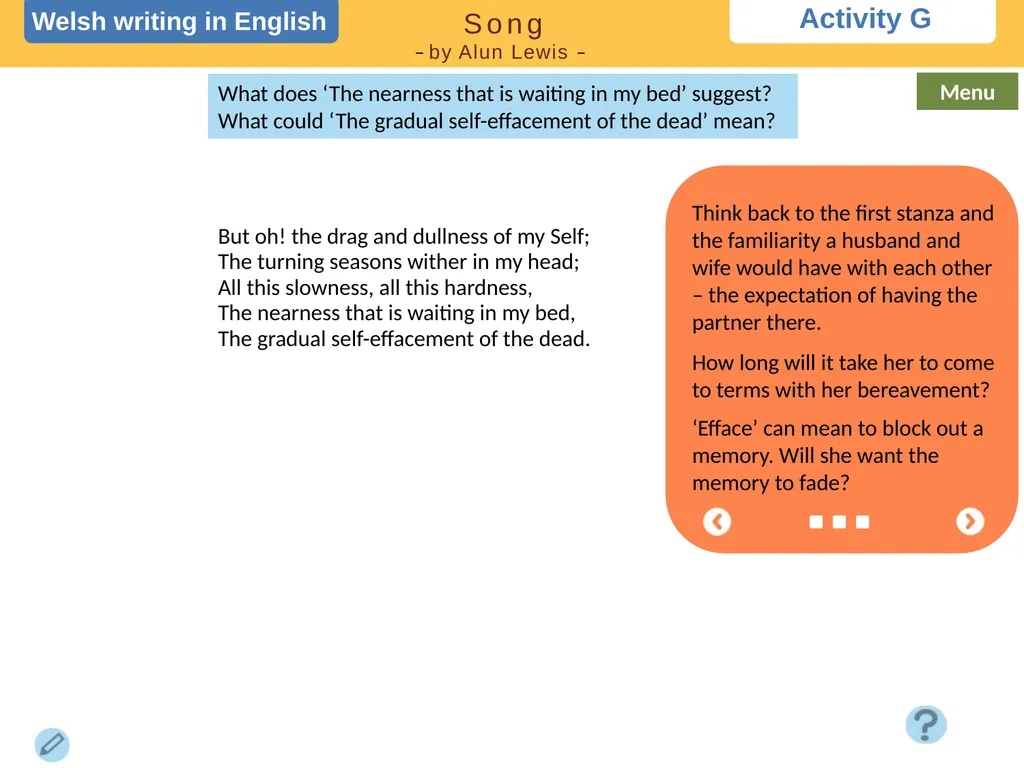Choose a task Choose a task based on the poem. - slide 11 of 15