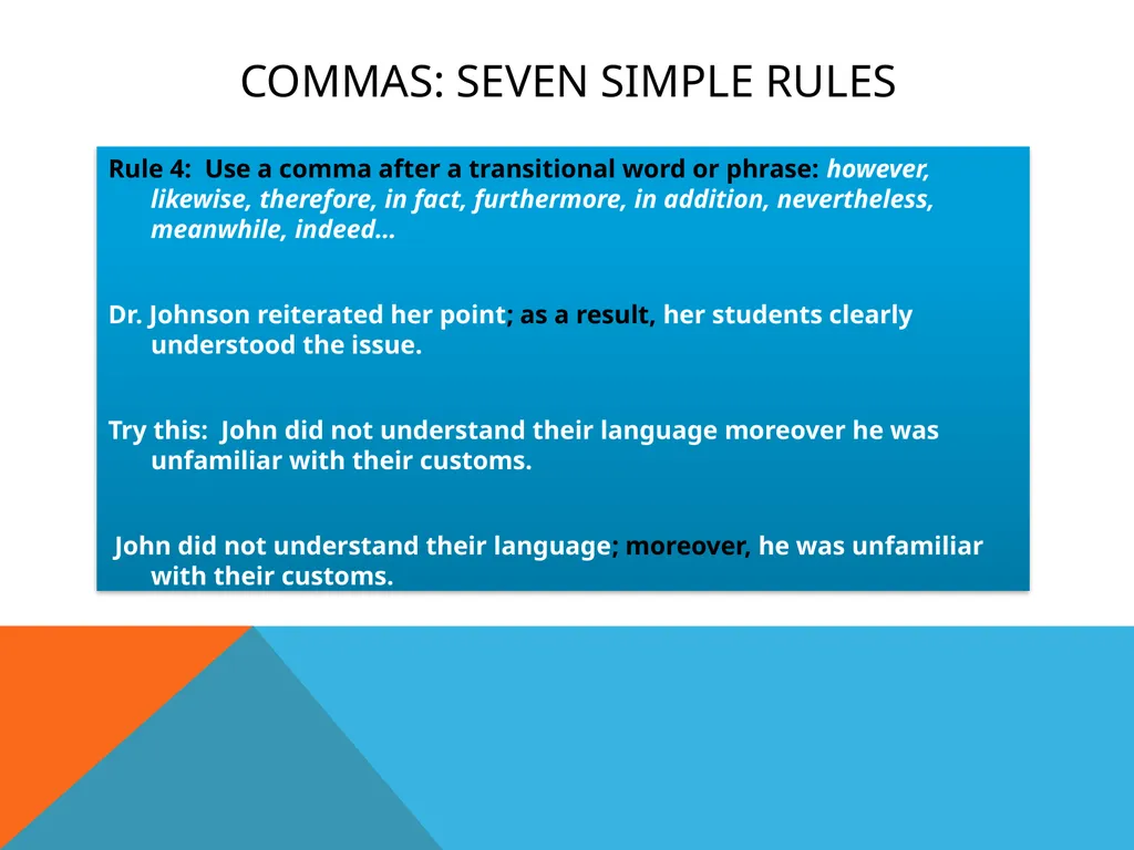 Grammar & Punctuation Frequently Asked Questions - slide 5 of 14