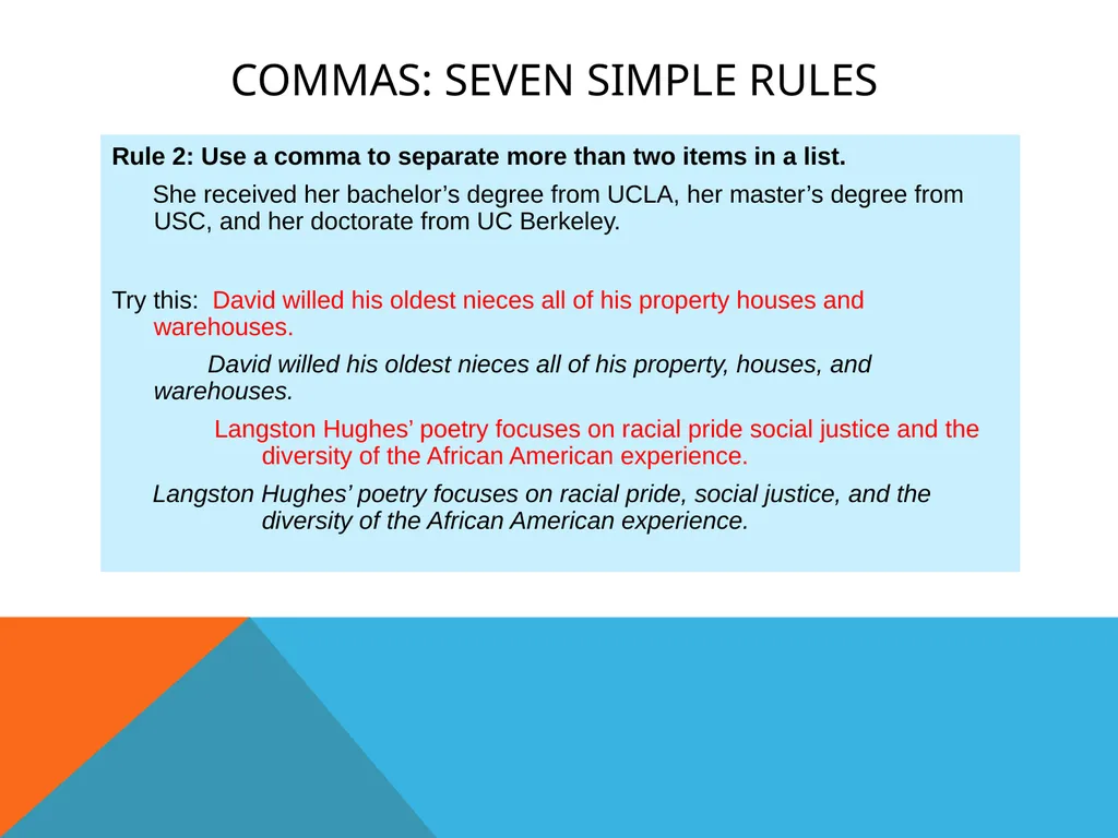 Grammar & Punctuation Frequently Asked Questions - slide 3 of 14