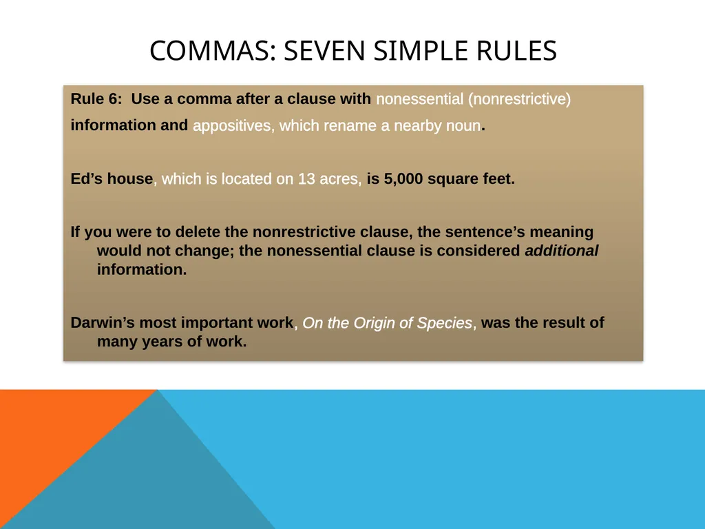 Grammar & Punctuation Frequently Asked Questions - slide 7 of 14