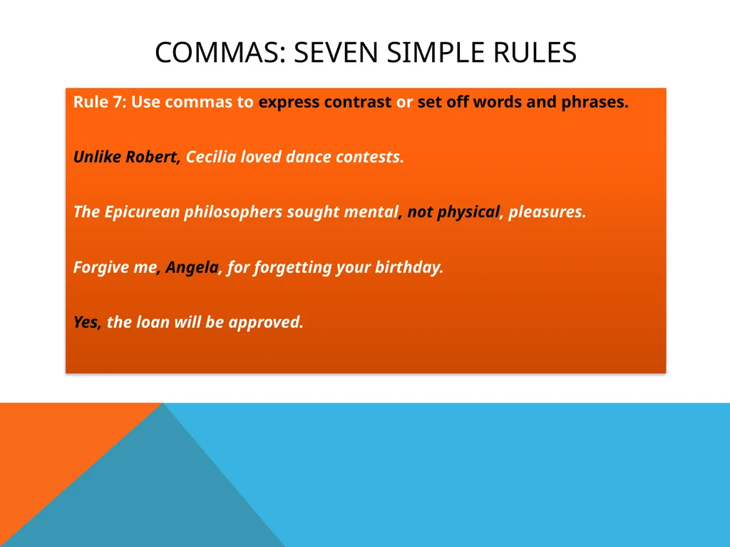 Grammar & Punctuation Frequently Asked Questions - slide 8 of 14