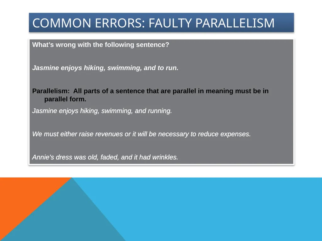 Grammar & Punctuation Frequently Asked Questions - slide 13 of 14
