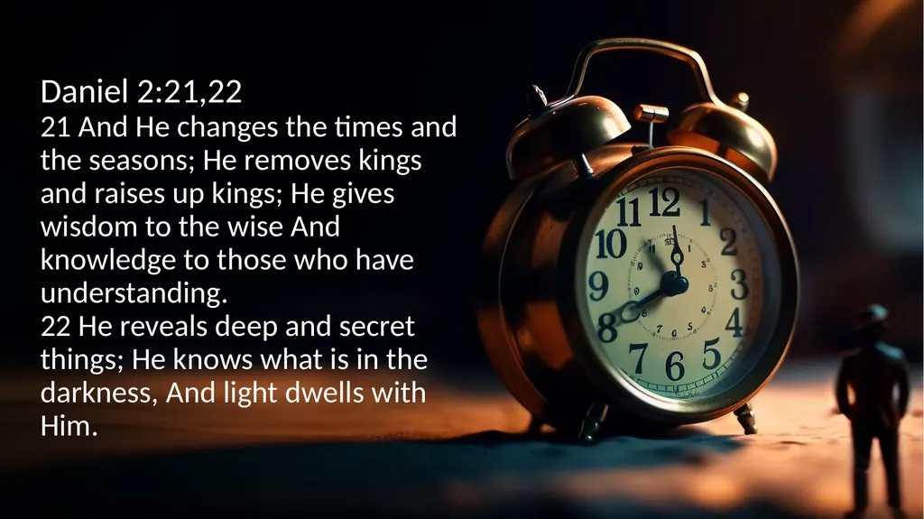 EXERCISING RESTRAINT BEFORE THE TIME. John 2:4 - slide 22 of 27