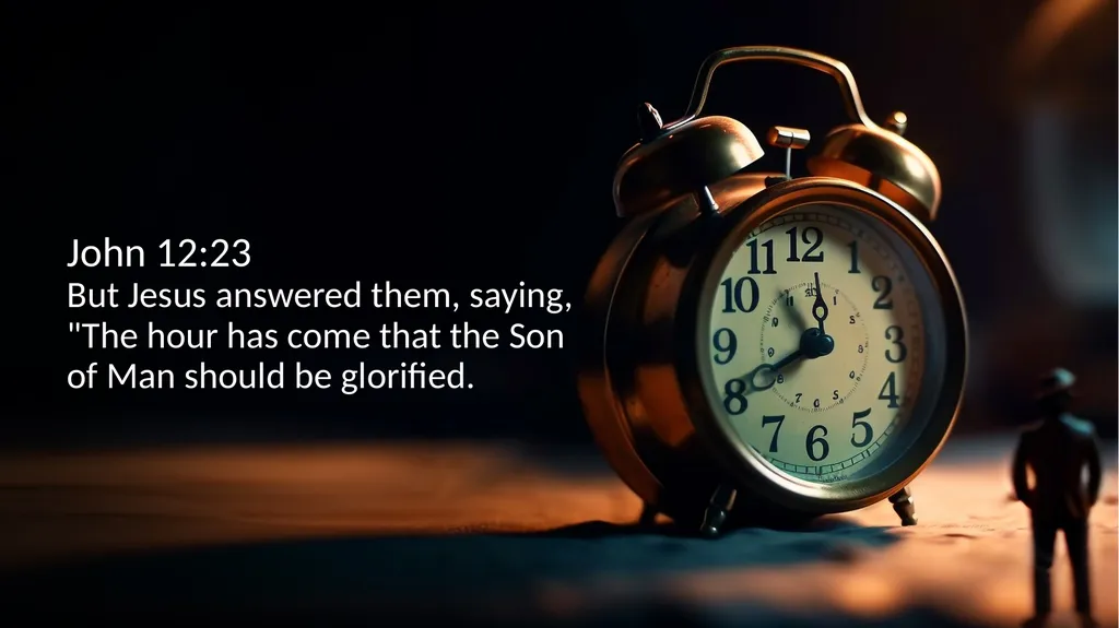 EXERCISING RESTRAINT BEFORE THE TIME. John 2:4 - slide 9 of 27