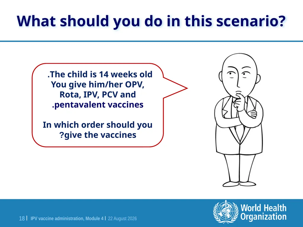 Module 4 IPV vaccine administration Training for - slide 18 of 20