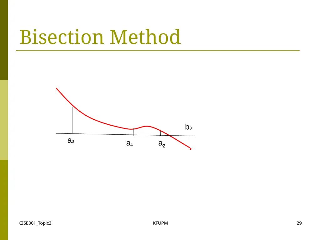 CISE301_Topic2 KFUPM 1 CISE301: Numerical Methods - slide 29 of 92
