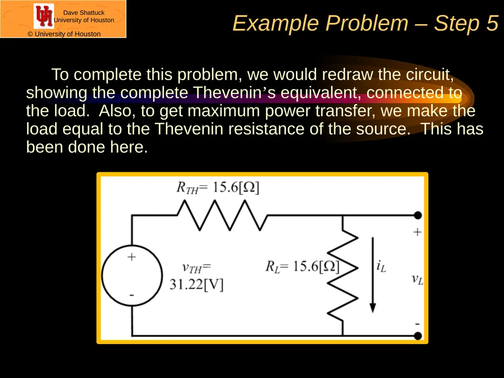 ECE 2201 Circuit Analysis Dr. Dave Shattuck - slide 19 of 21
