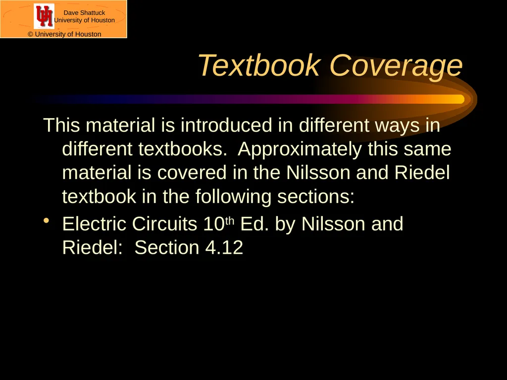 ECE 2201 Circuit Analysis Dr. Dave Shattuck - slide 4 of 21