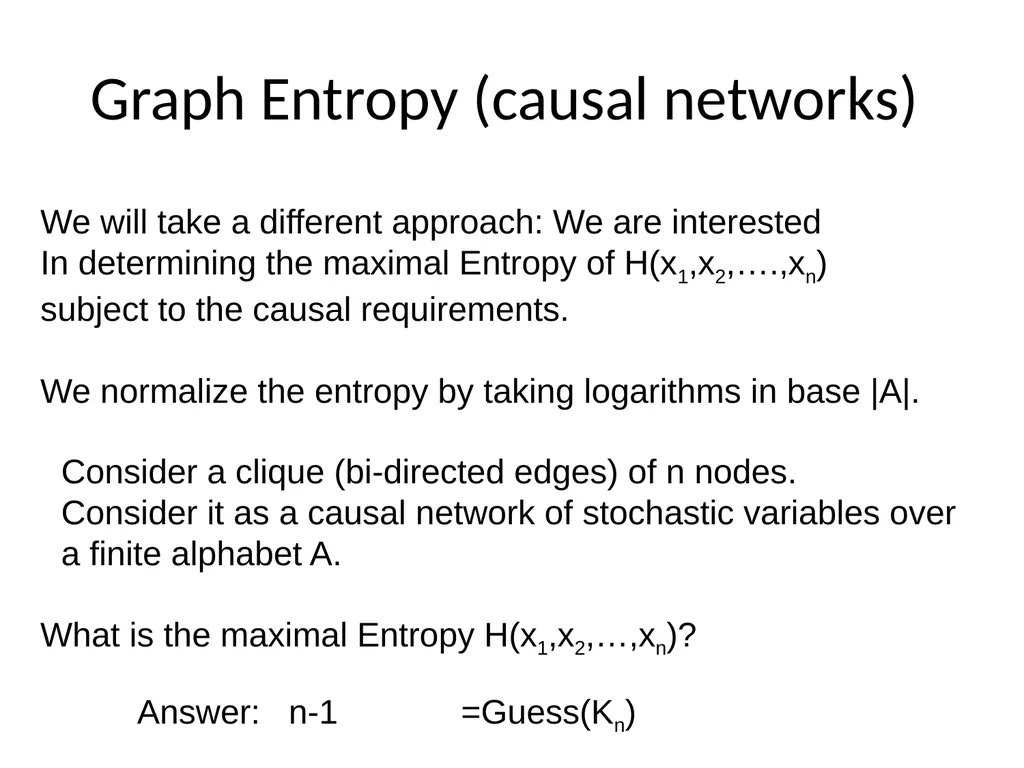Graph Guessing Games & non-Shannon Information - slide 15 of 43