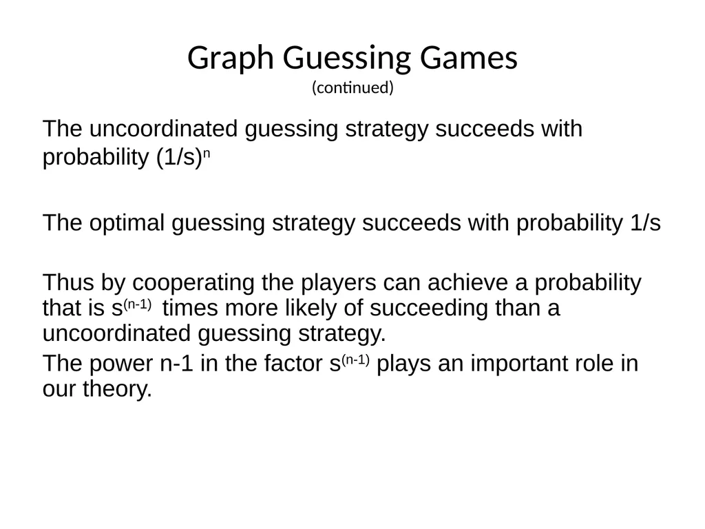 Graph Guessing Games & non-Shannon Information - slide 8 of 43