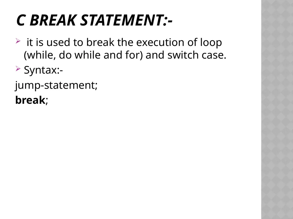 C Programming Language Tutorial By Mrs. Muneeswari - slide 23 of 27