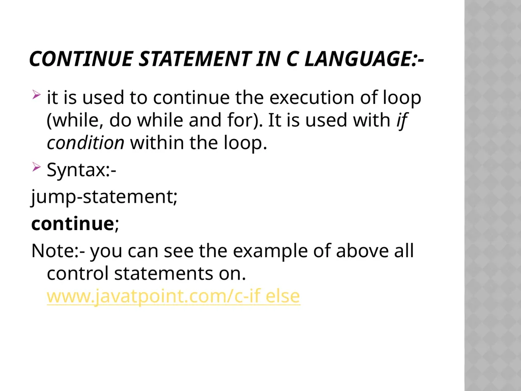 C Programming Language Tutorial By Mrs. Muneeswari - slide 24 of 27