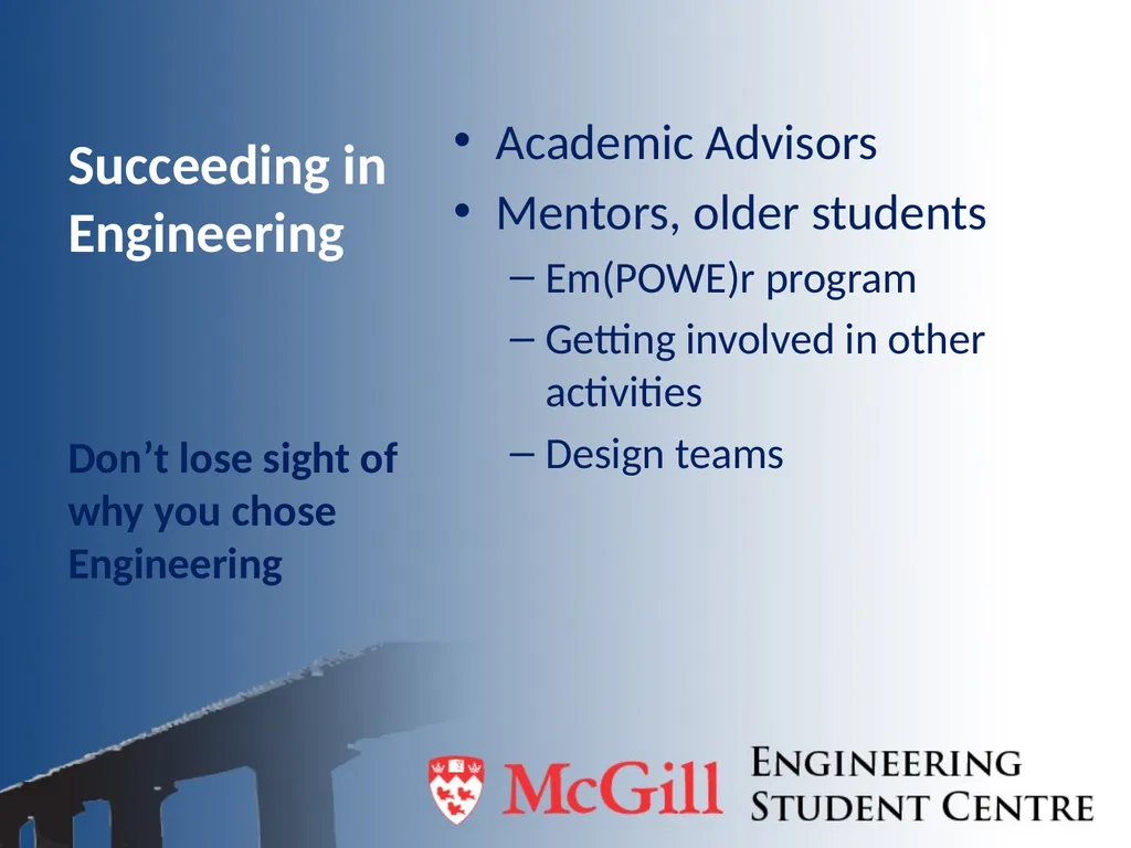 Engineering Peer Tutoring Service (EPTS) Tips on - slide 11 of 13