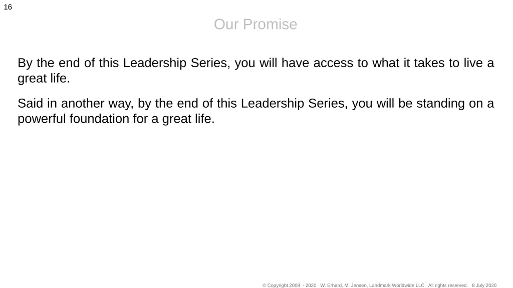 Welcome! We will begin at the top of the hour. - slide 16 of 48