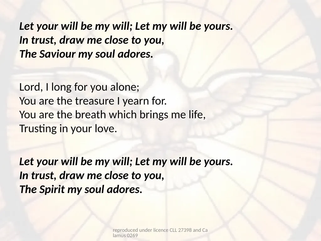Confirmation Hymns reproduced under licence CLL - slide 14 of 23